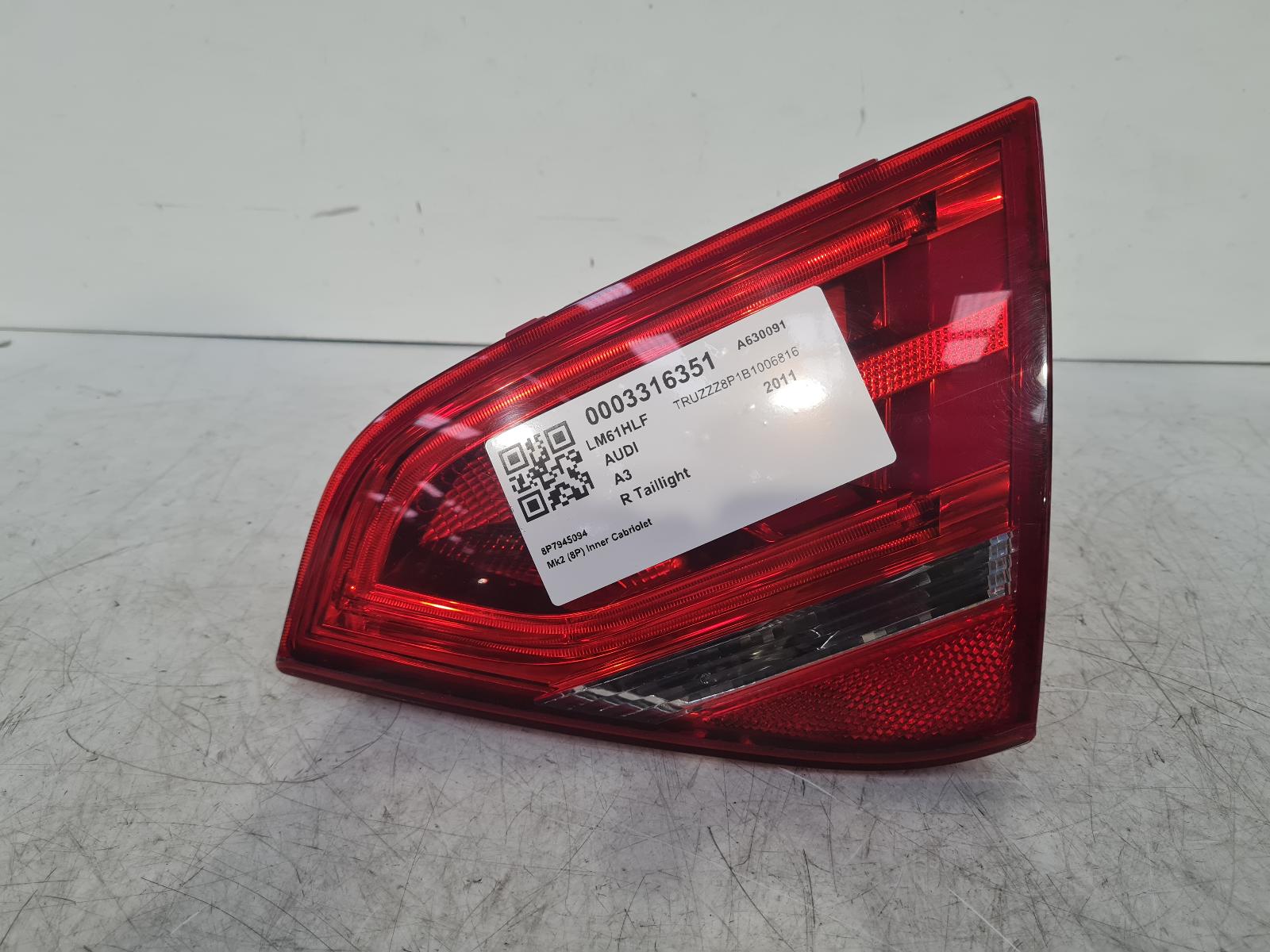 View Auto part R Taillight Audi A3 2011