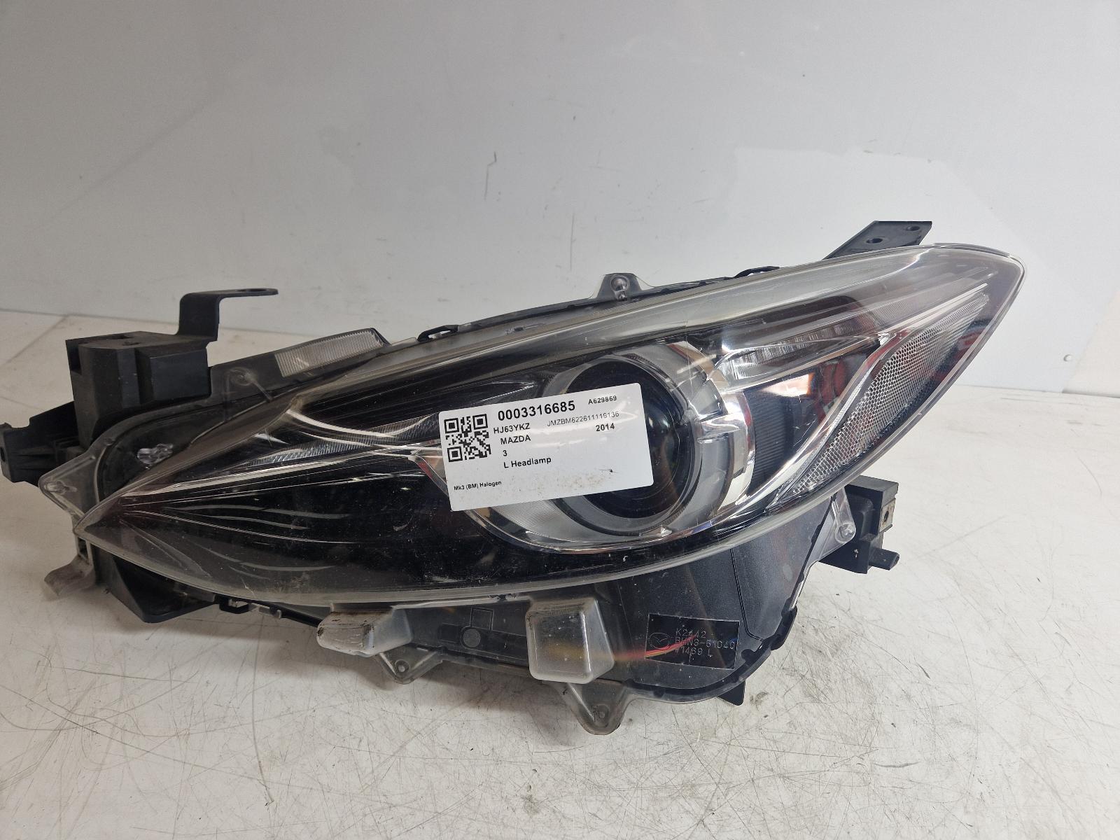 View Auto part L Headlamp Mazda 3 2014