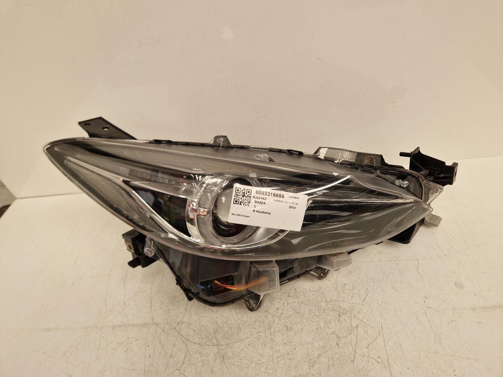 View Auto part R Headlamp Mazda 3  2014