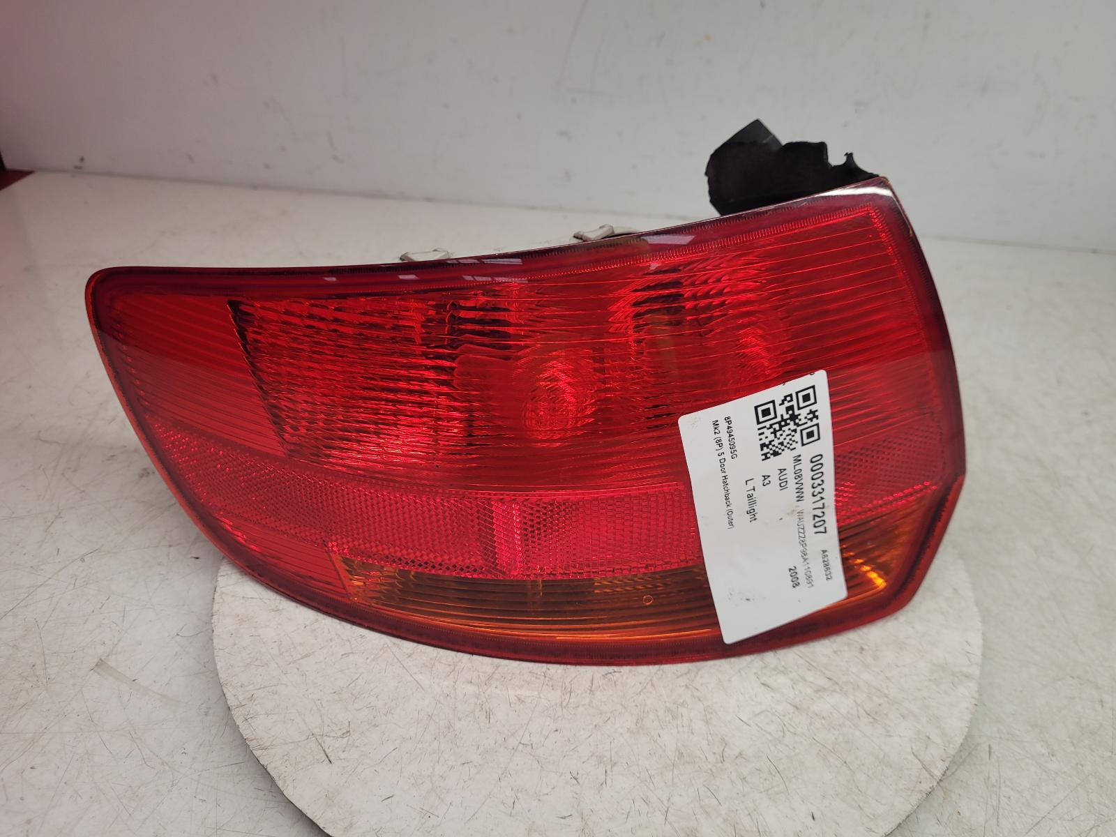 View Auto part L Taillight Audi A3 2008