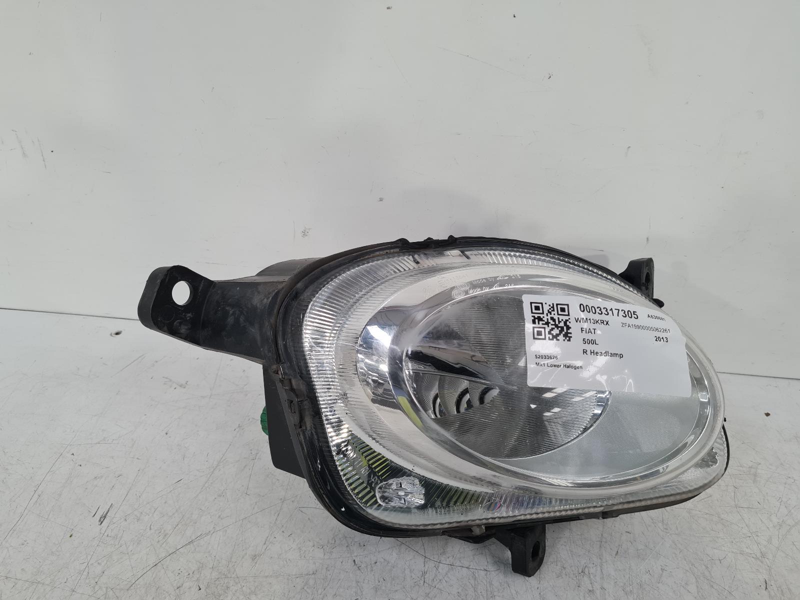 View Auto part R Headlamp Fiat 500l 2013
