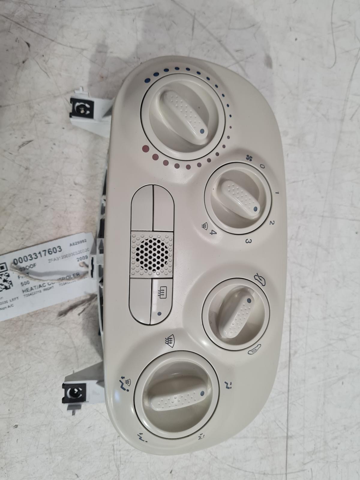 View Auto part Heater/AC Controller Fiat 500 2009
