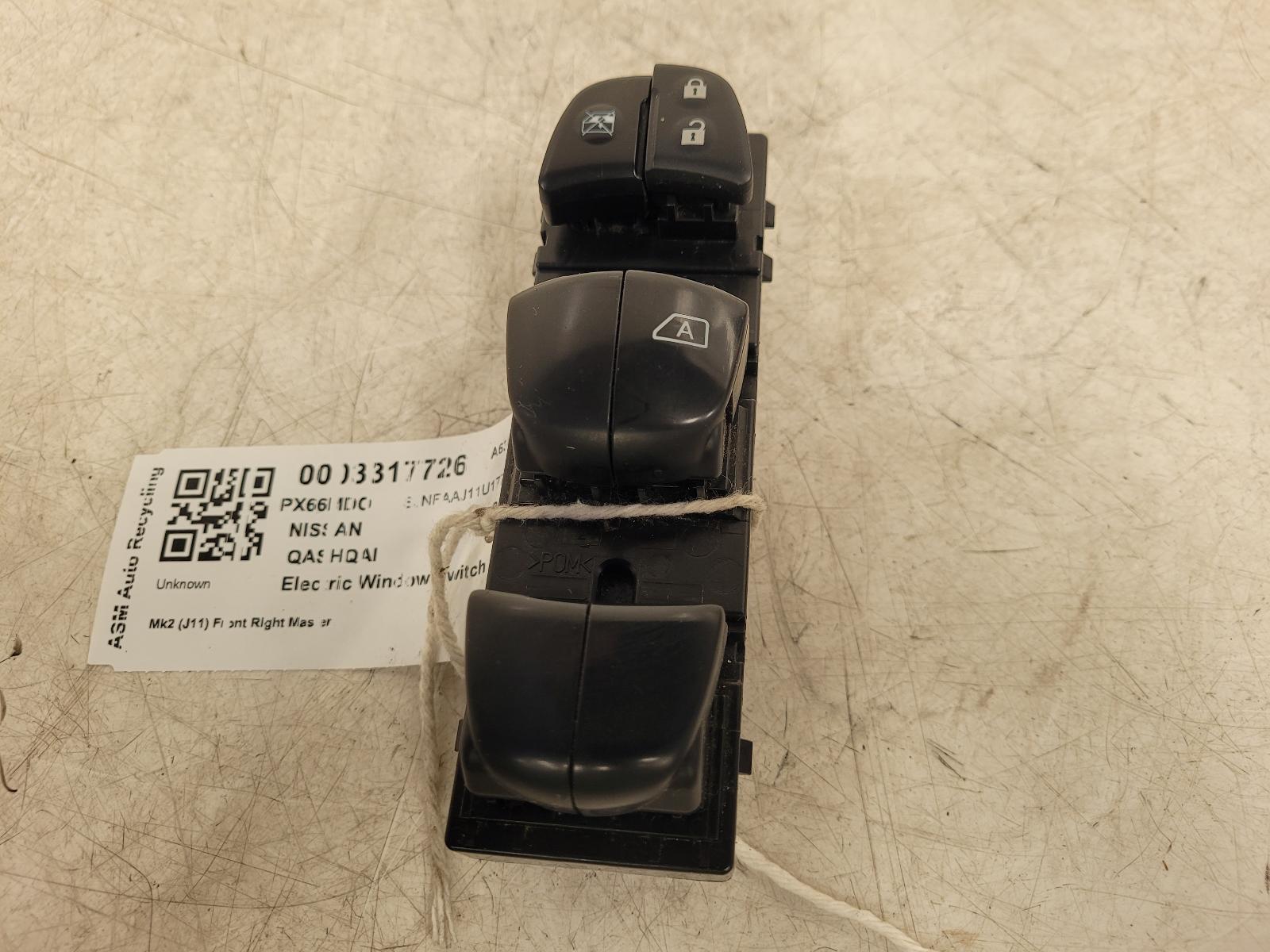 View Auto part Elect. Window Switch Nissan Qashqai 2016