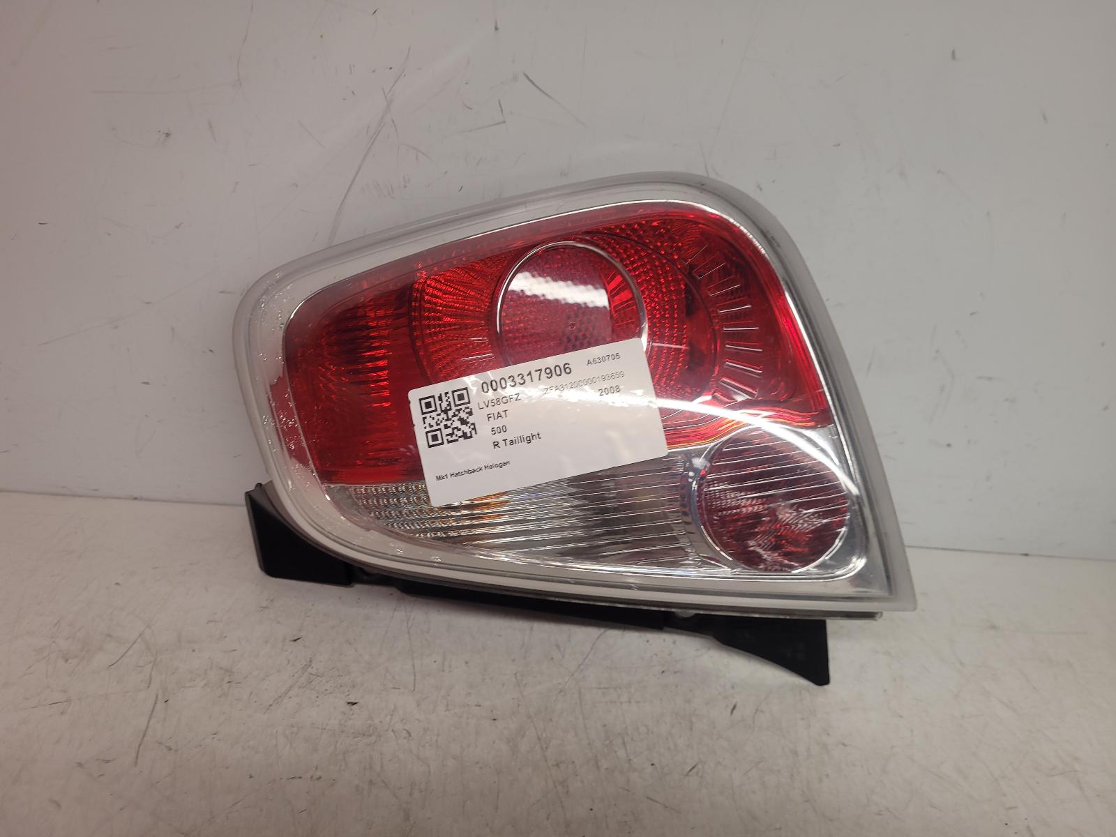 View Auto part R Taillight Fiat 500 2008