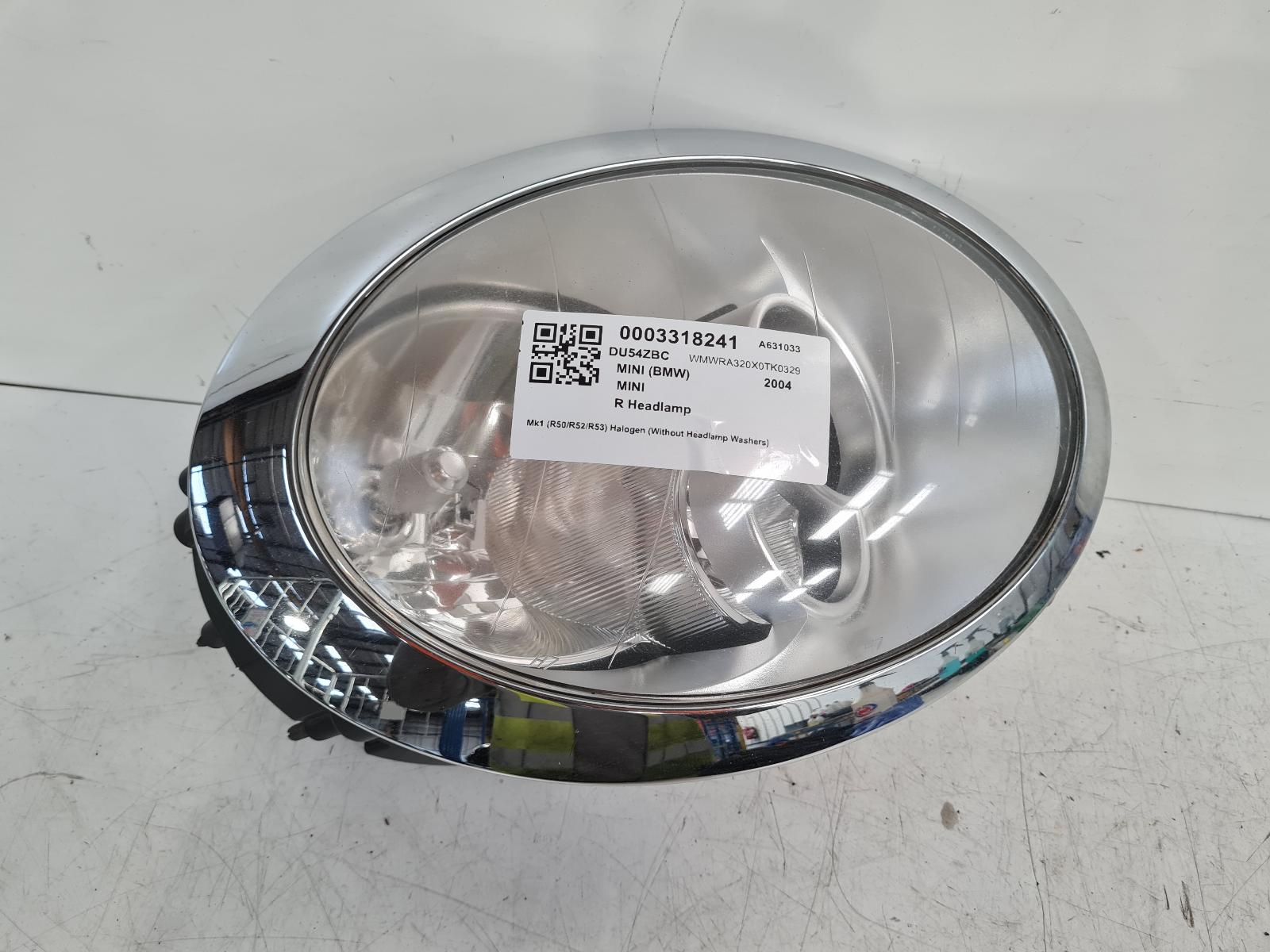 View Auto part R Headlamp Mini (bmw) Mini 2004