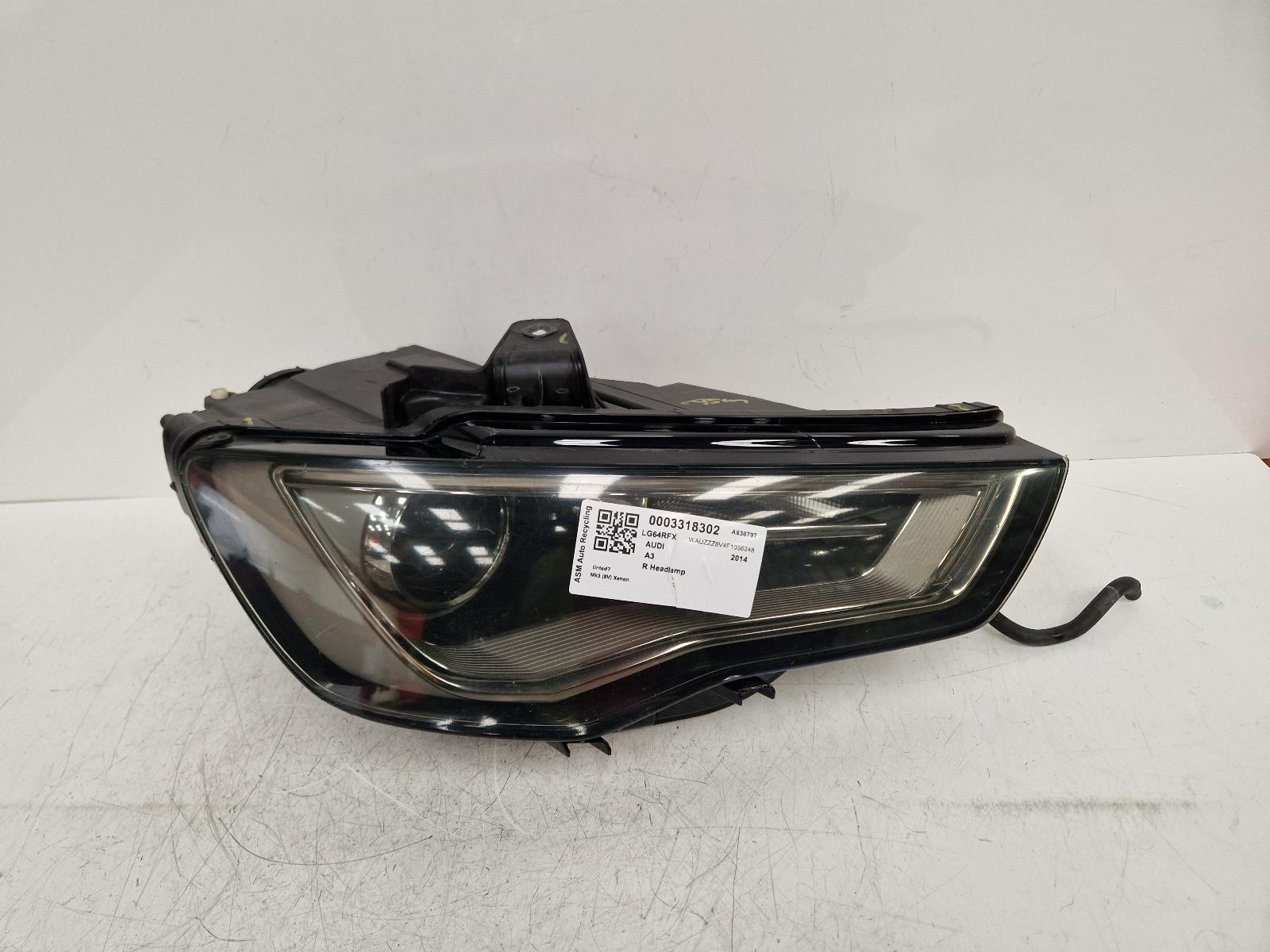 View Auto part R Headlamp Audi A3 2014