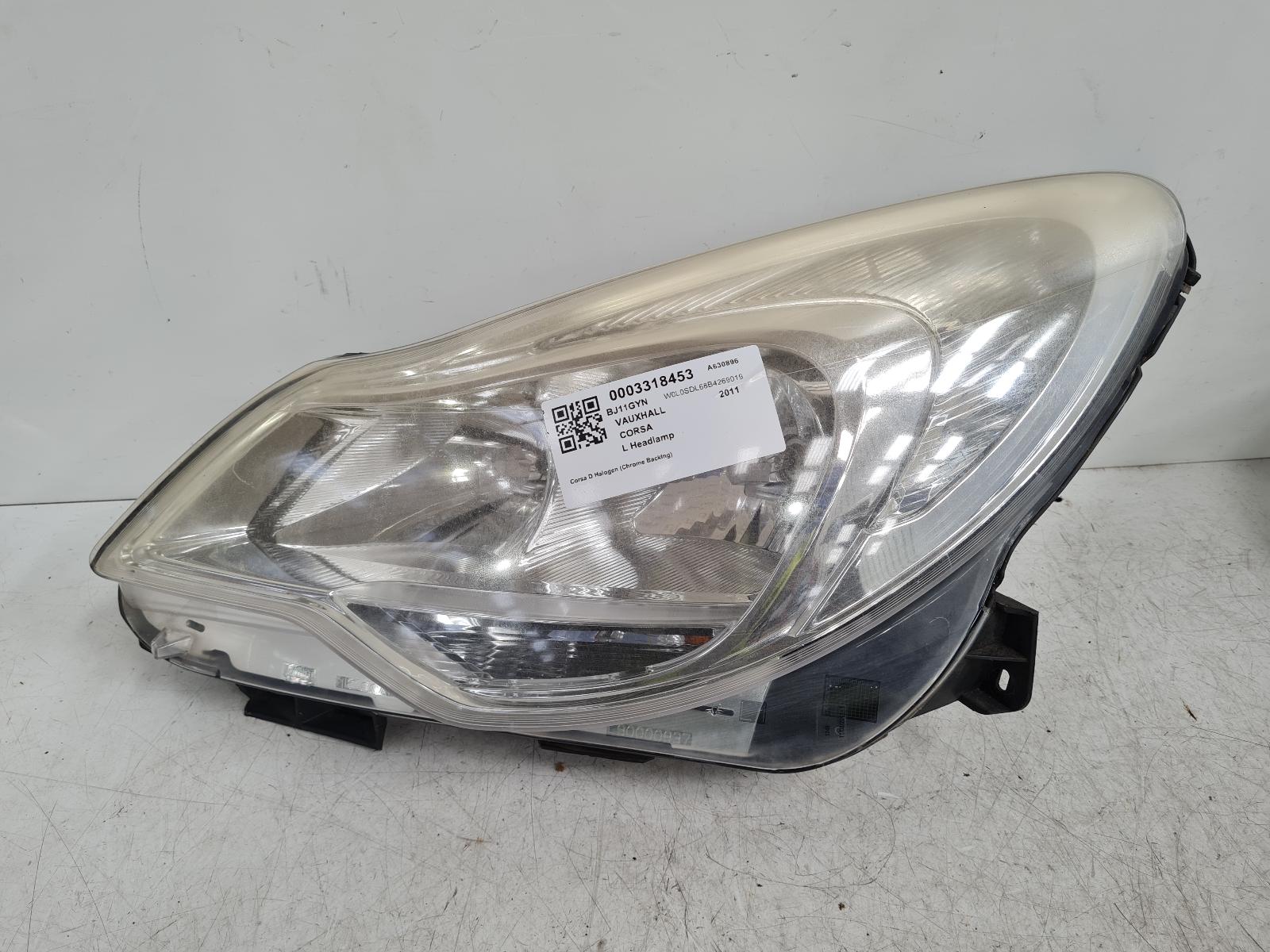 View Auto part L Headlamp Vauxhall Corsa 2011