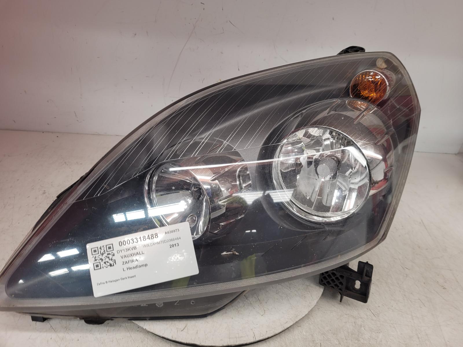 View Auto part L Headlamp Vauxhall Zafira 2013