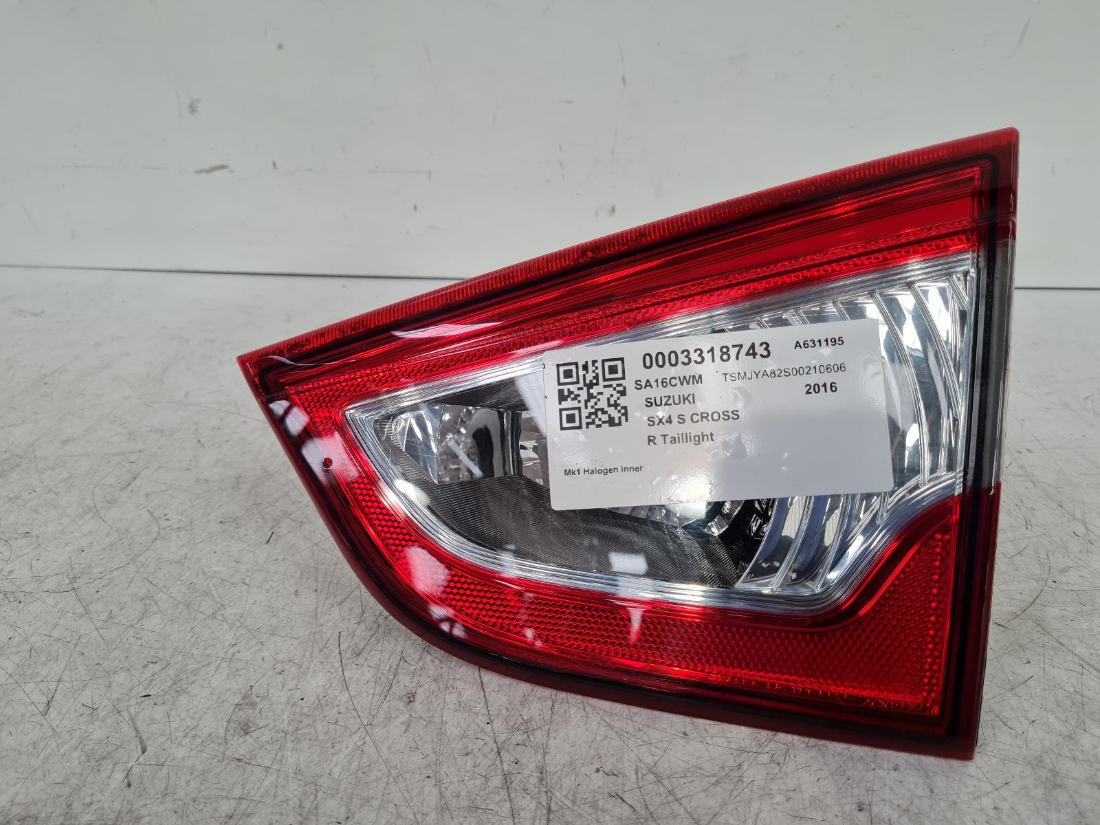 View Auto part R Taillight Suzuki Sx4 S Cross 2016