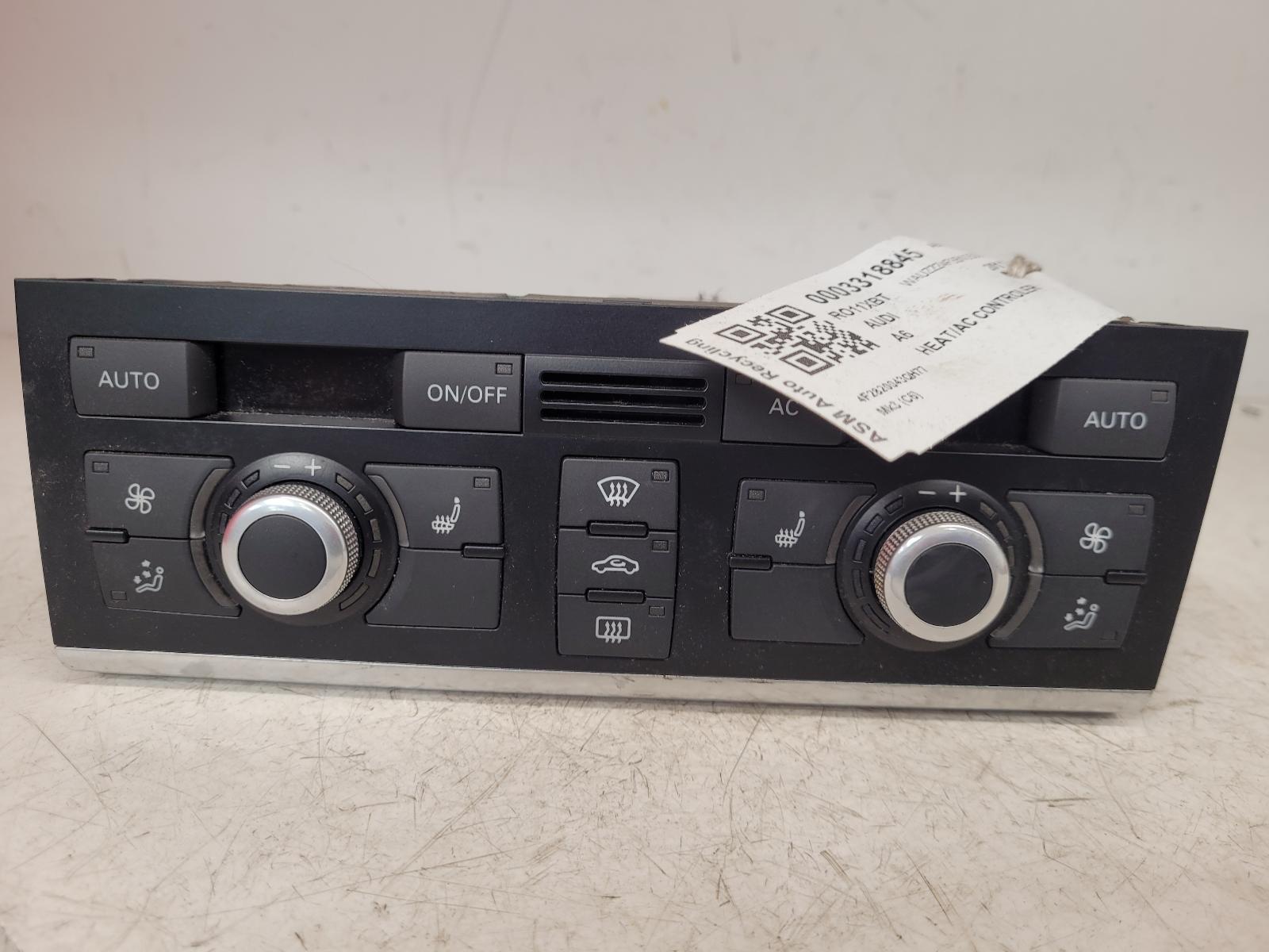 View Auto part Heater/AC Controller Audi A6 2011
