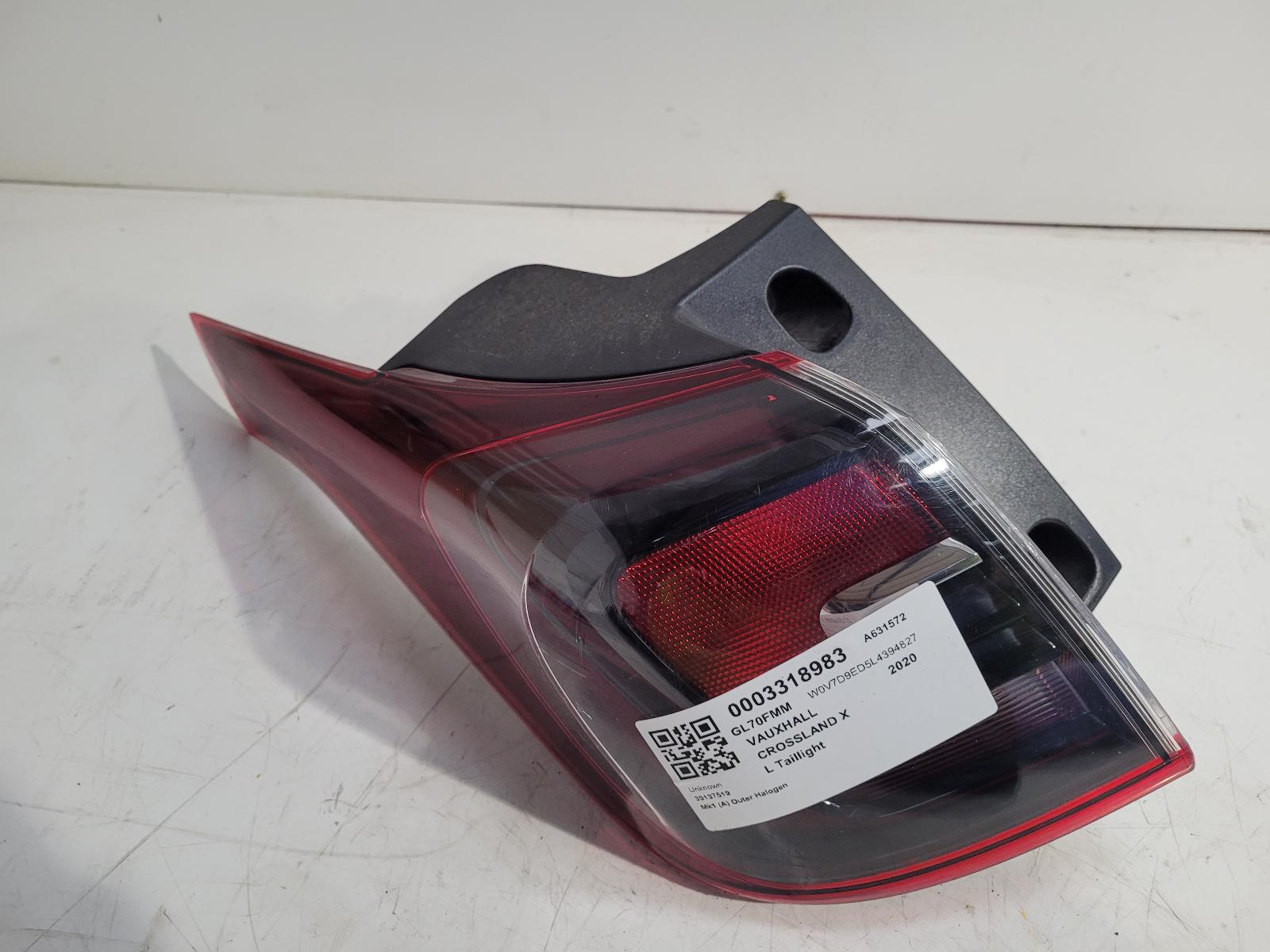 View Auto part L Taillight Vauxhall Crossland X 2020