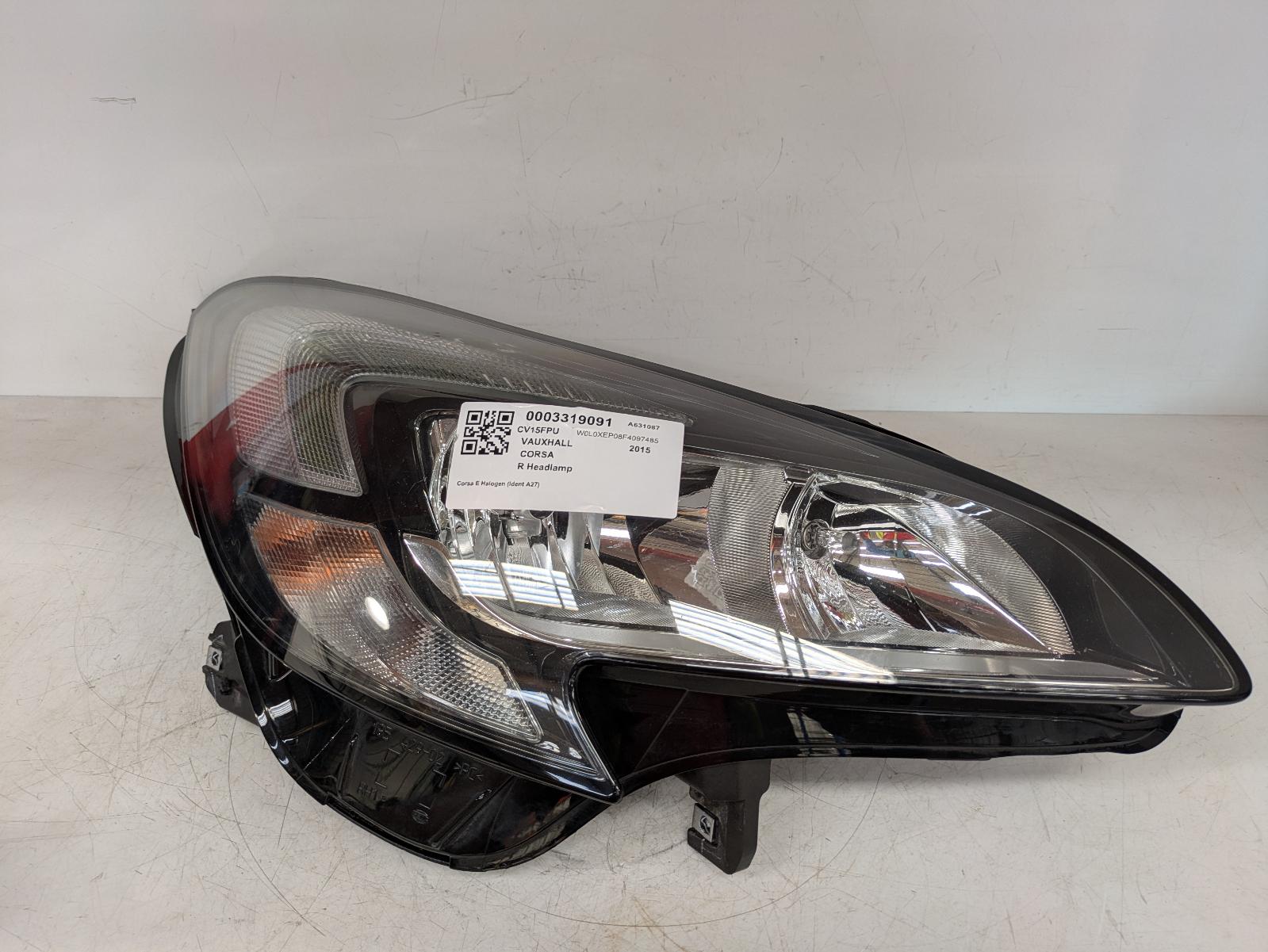 View Auto part R Headlamp Vauxhall Corsa 2015