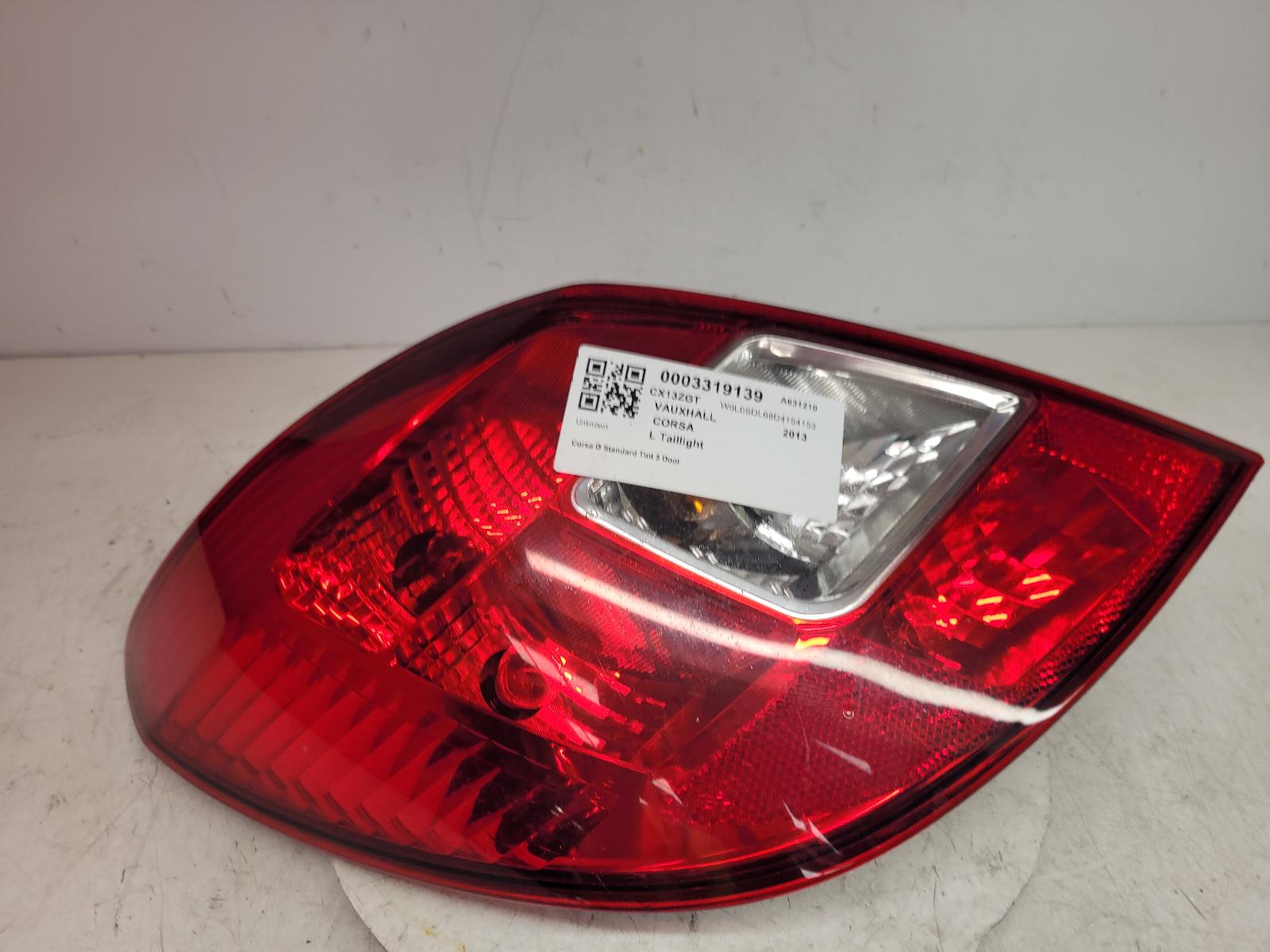 View Auto part L Taillight Vauxhall Corsa 2013