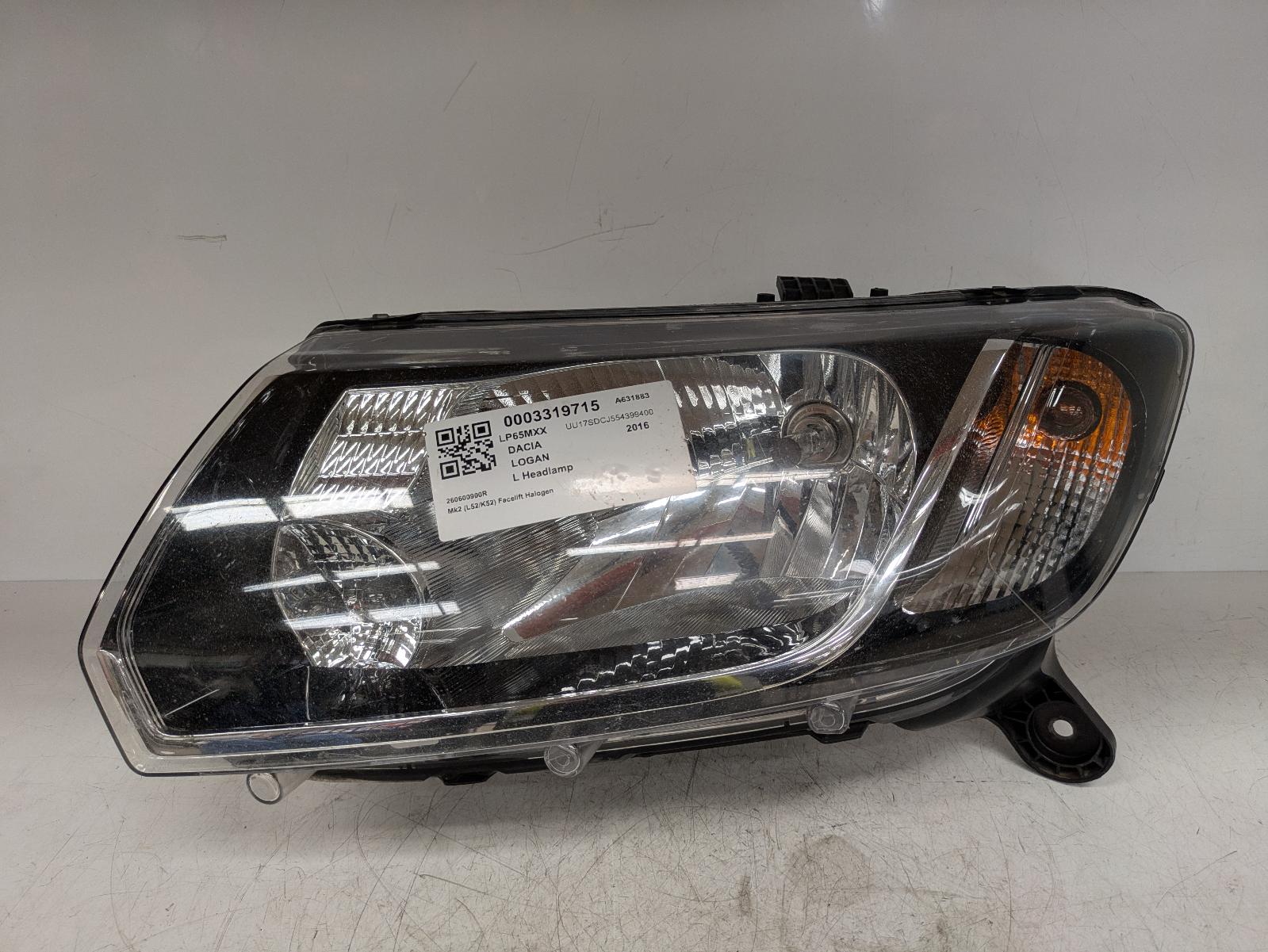 View Auto part L Headlamp Dacia Logan 2016