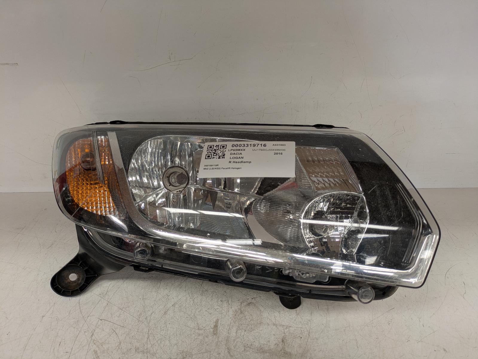 View Auto part R Headlamp Dacia Logan 2016