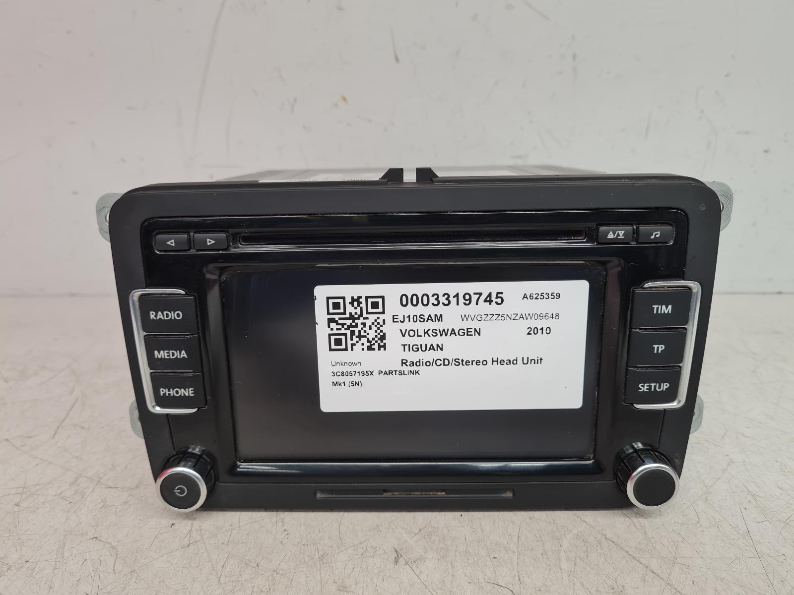 View Auto part A/V Equipment Volkswagen Tiguan 2010