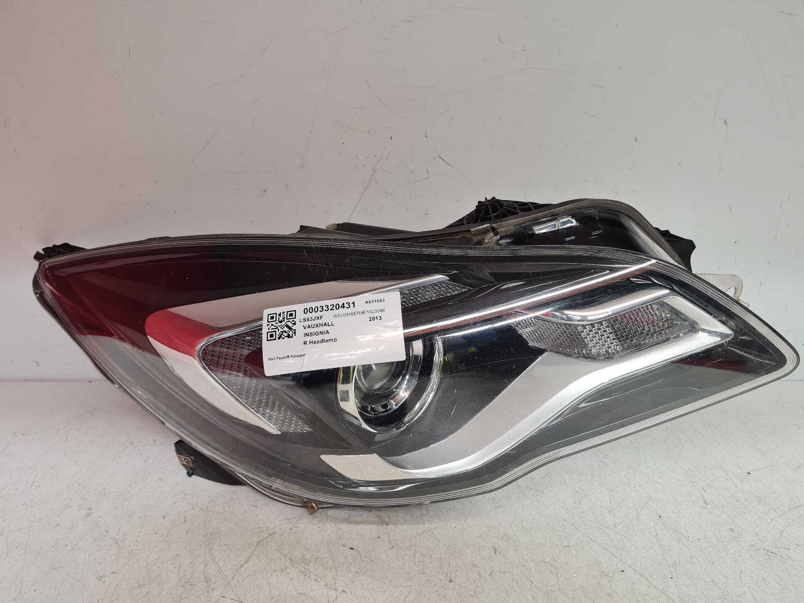 View Auto part R Headlamp Vauxhall Insignia 2013