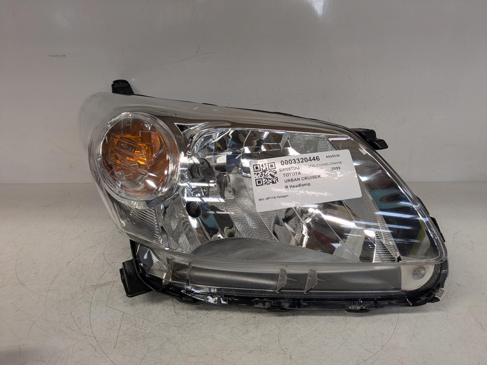 View Auto part R Headlamp Toyota Urban Cruiser 2009