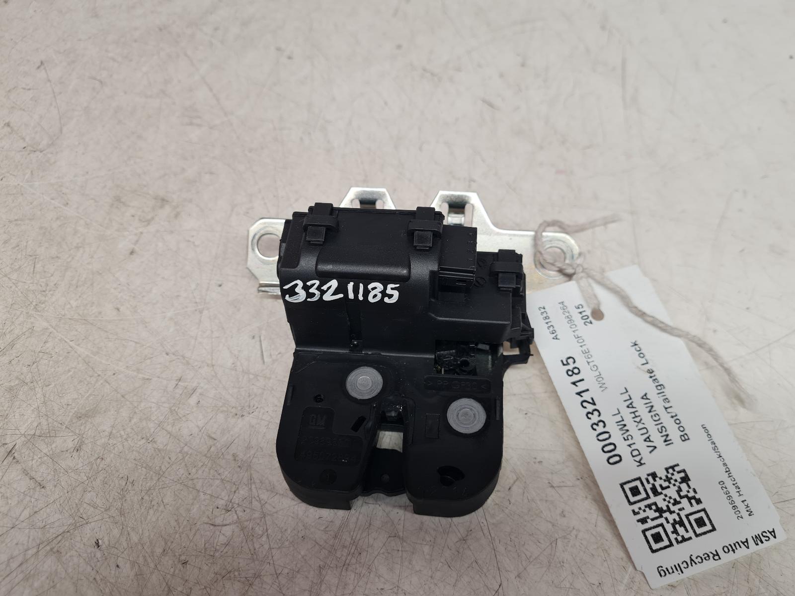 View Auto part Bootlid/Tailgate Lock Vauxhall Insignia 2015