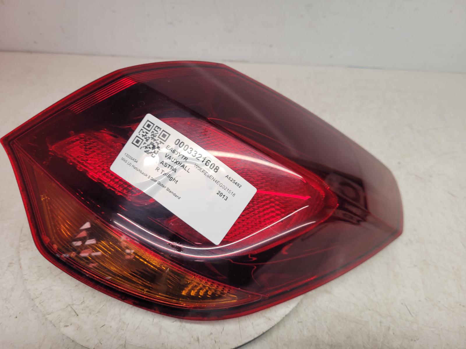 View Auto part R Taillight Vauxhall Astra 2013