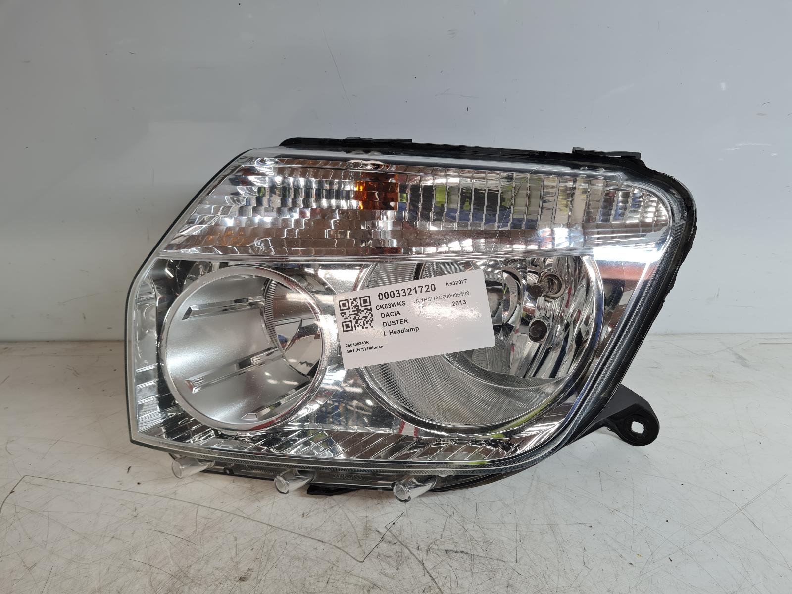 View Auto part L Headlamp Dacia Duster 2013
