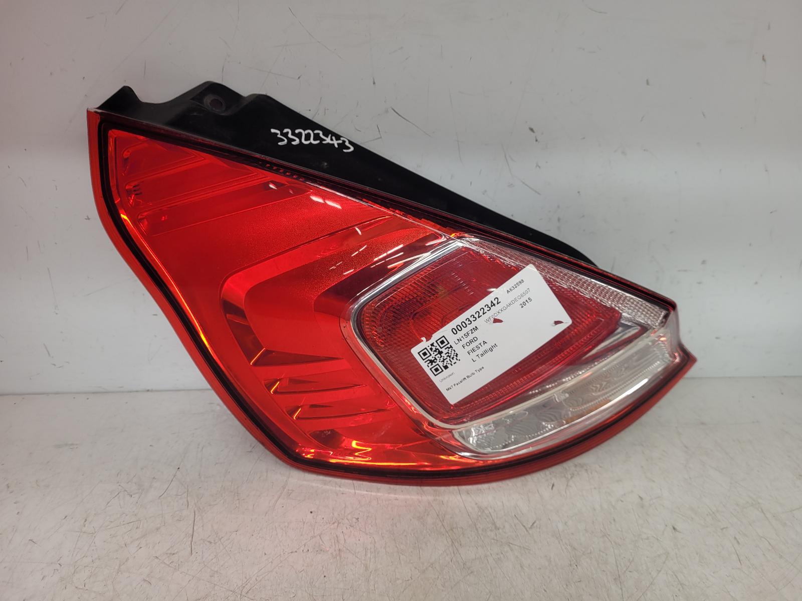 View Auto part L Taillight Ford Fiesta 2015