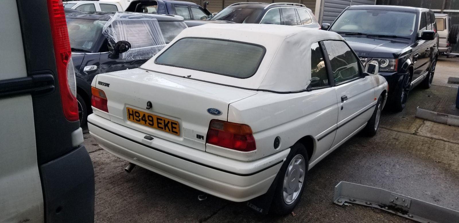 Ford Escort 1991 2 Door Convertible Breaking View Auto part Ford Escort 1991 2 Door Convertible Breaking