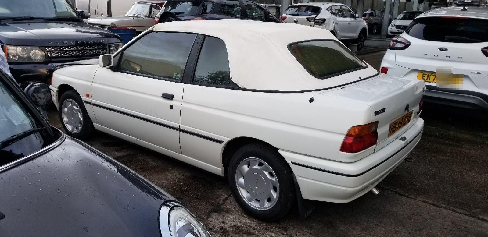 Ford Escort 1991 2 Door Convertible Breaking View Auto part Ford Escort 1991 2 Door Convertible Breaking