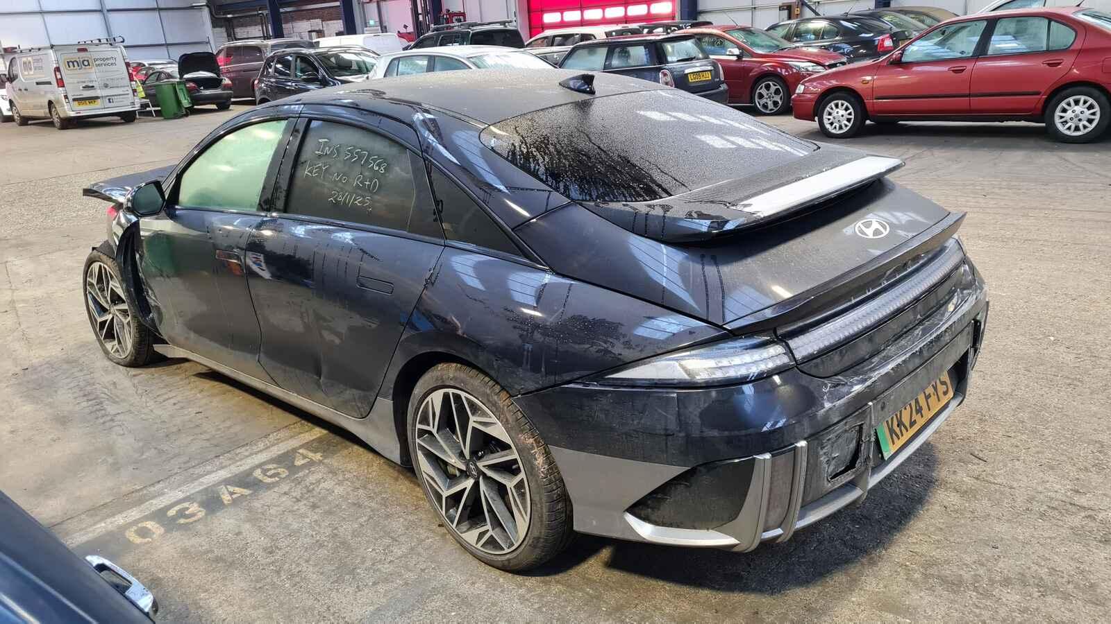 Hyundai Ioniq 6 2024 4 Door Saloon Breaking View Auto part Hyundai Ioniq 6 2024 4 Door Saloon Breaking