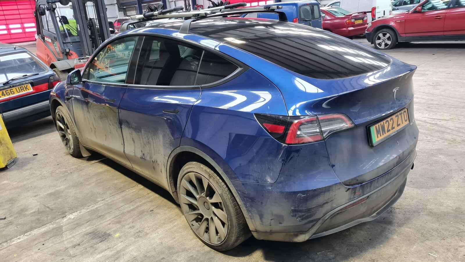 Tesla Model Y 2022 5 Door Mpv Breaking View Auto part Tesla Model Y 2022 5 Door Mpv Breaking