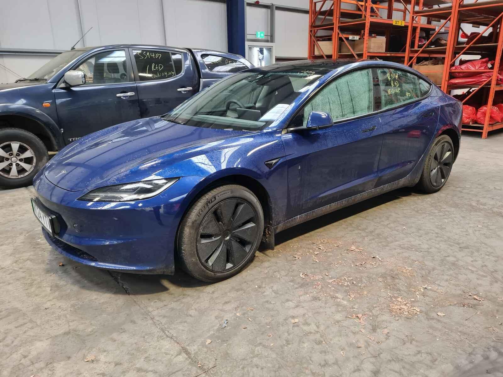 Tesla Model 3 2024 4 Door Saloon Breaking View Auto part Tesla Model 3 2024 4 Door Saloon Breaking