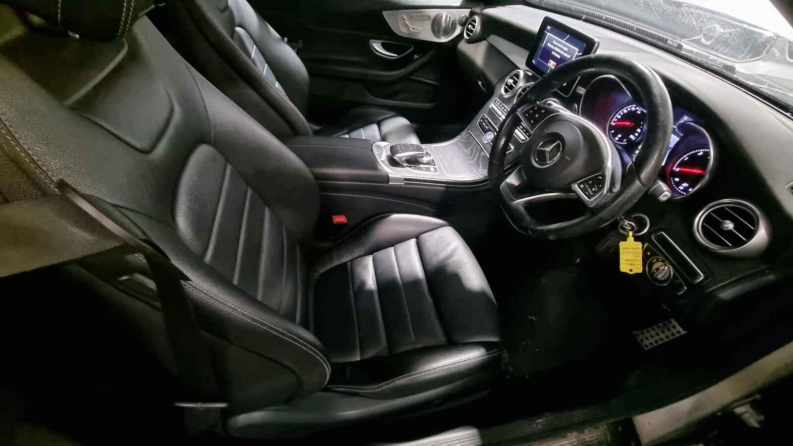 Mercedes C Class 2017 2 Door Convertible Breaking View Auto part Mercedes C Class 2017 2 Door Convertible Breaking