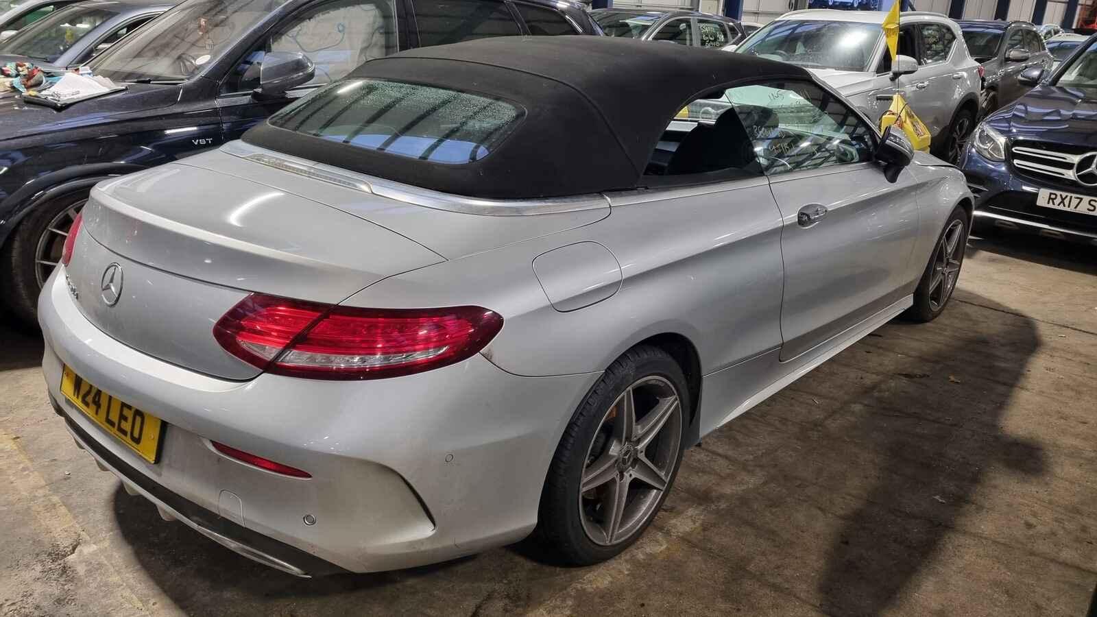 Mercedes C Class 2017 2 Door Convertible Breaking View Auto part Mercedes C Class 2017 2 Door Convertible Breaking