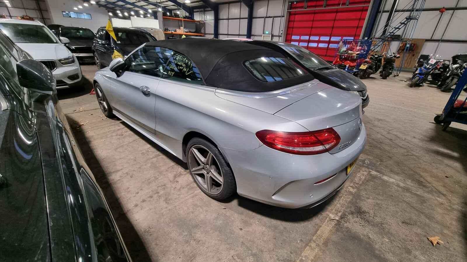 Mercedes C Class 2017 2 Door Convertible Breaking View Auto part Mercedes C Class 2017 2 Door Convertible Breaking