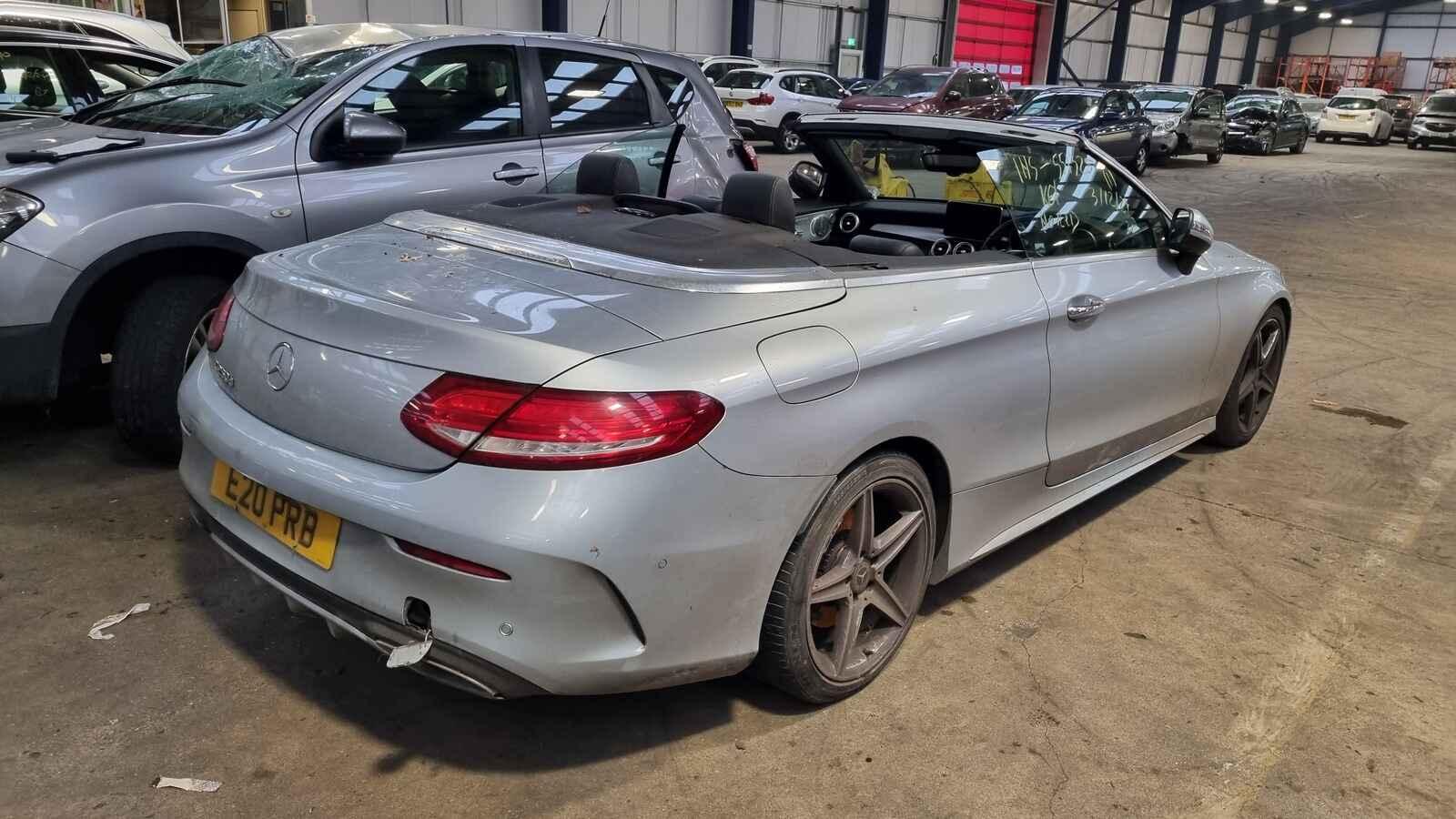 Mercedes C Class 2017 2 Door Convertible Breaking View Auto part Mercedes C Class 2017 2 Door Convertible Breaking