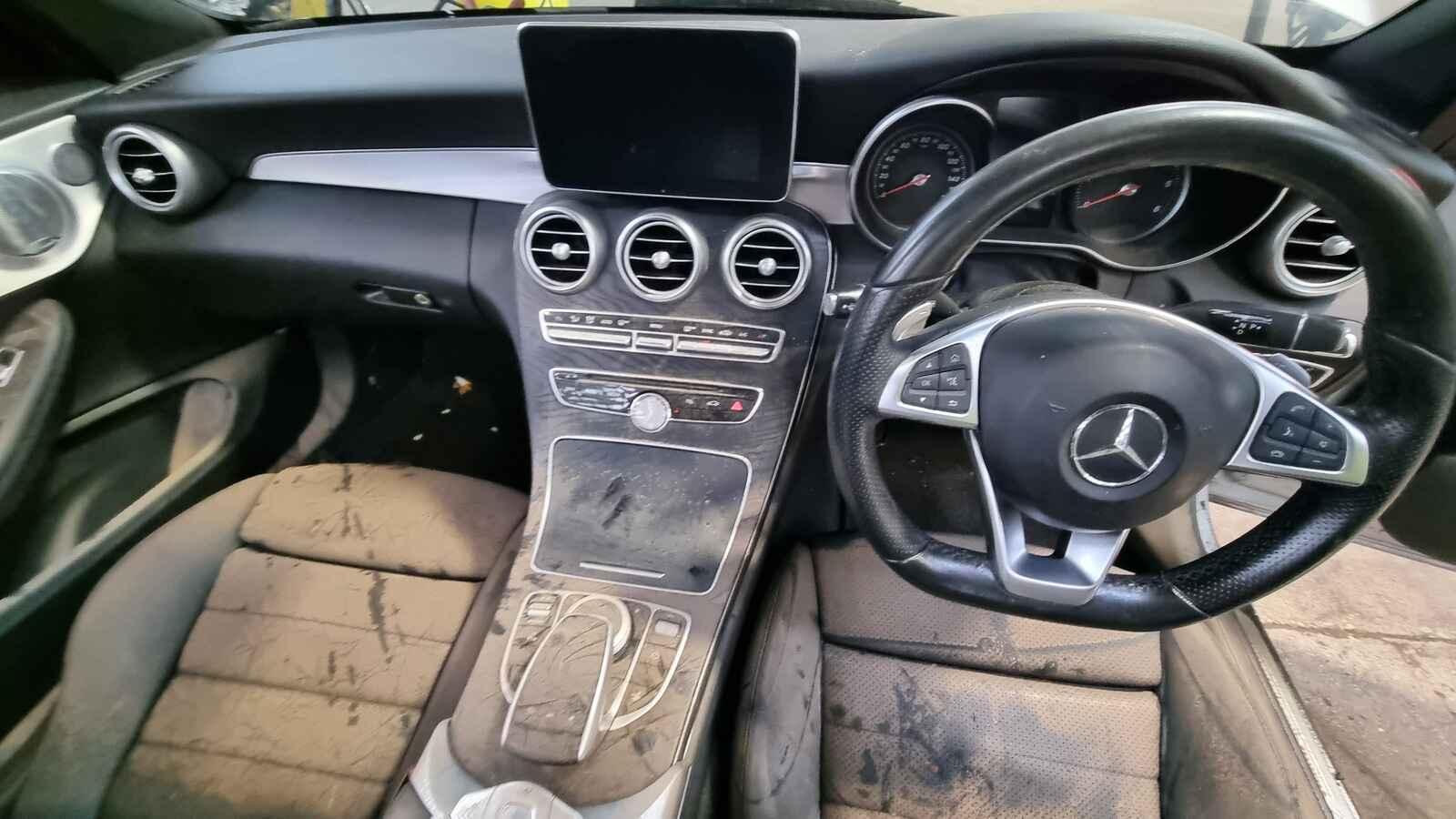 Mercedes C Class 2017 2 Door Convertible Breaking View Auto part Mercedes C Class 2017 2 Door Convertible Breaking