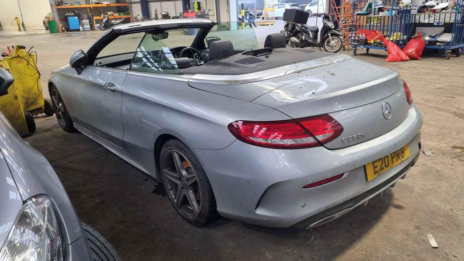 Mercedes C Class 2017 2 Door Convertible Breaking View Auto part Mercedes C Class 2017 2 Door Convertible Breaking