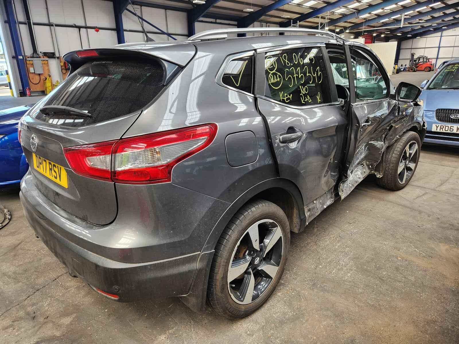 Nissan Qashqai 2017 5 Door Hatchback Breaking View Auto part Nissan Qashqai 2017 5 Door Hatchback Breaking