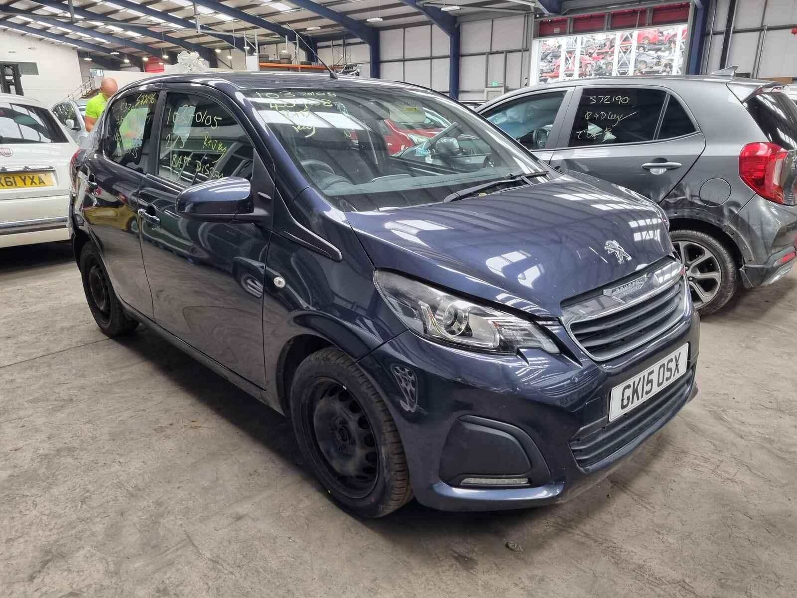 Image for a Peugeot 108 2015 5 Door Hatchback Breaking