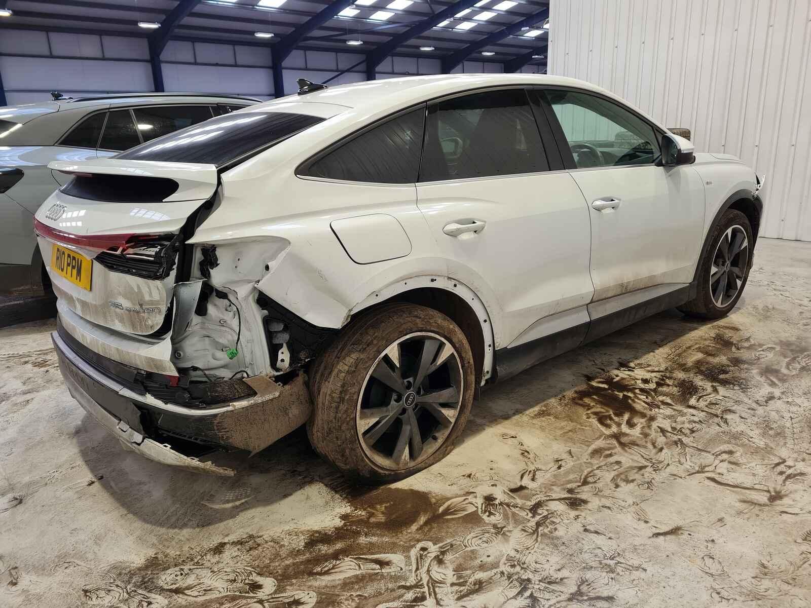 Audi Q4 E-tron 2023 5 Door Hatchback Breaking View Auto part Audi Q4 E-tron 2023 5 Door Hatchback Breaking