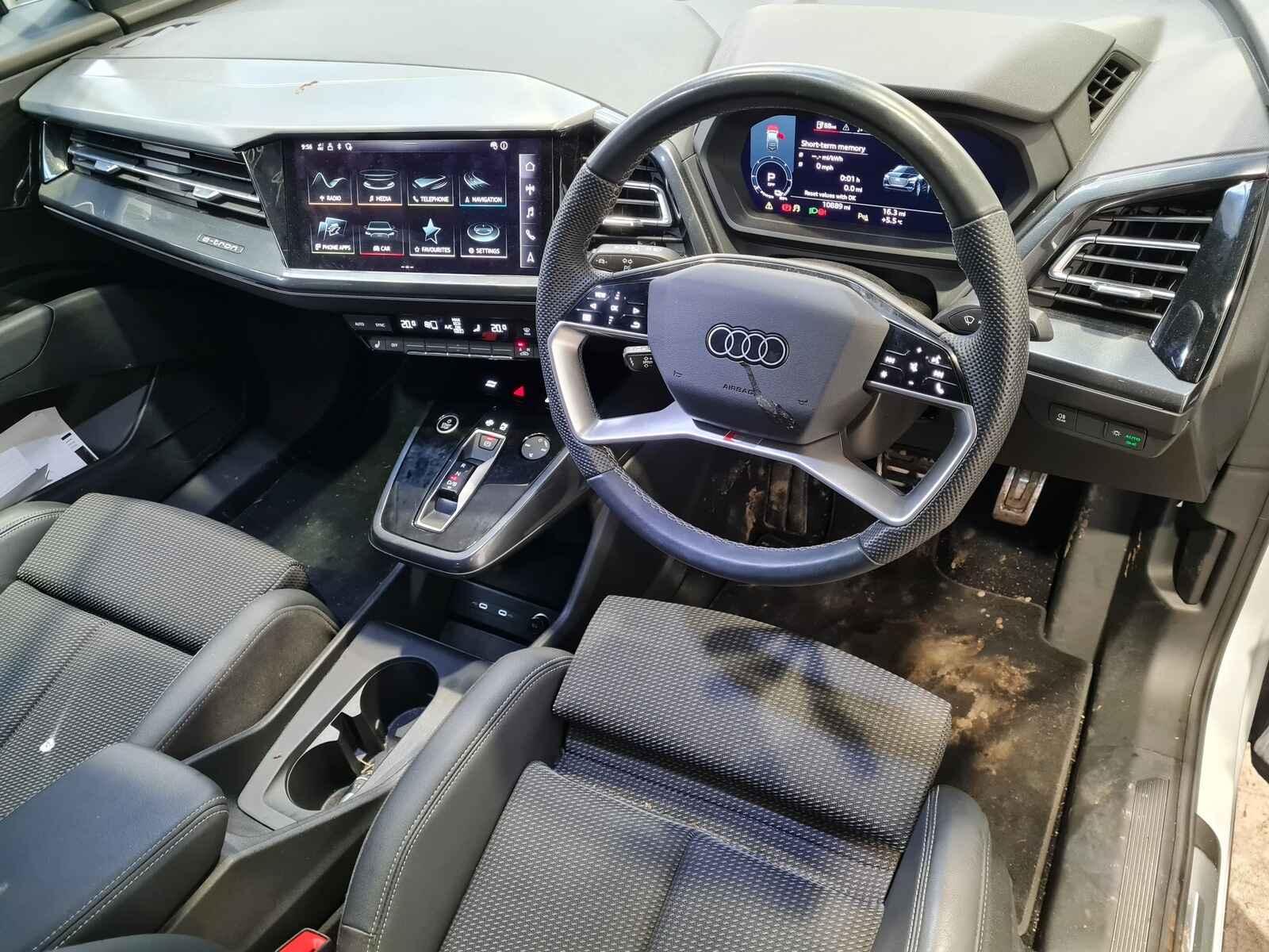 Audi Q4 E-tron 2023 5 Door Hatchback Breaking View Auto part Audi Q4 E-tron 2023 5 Door Hatchback Breaking