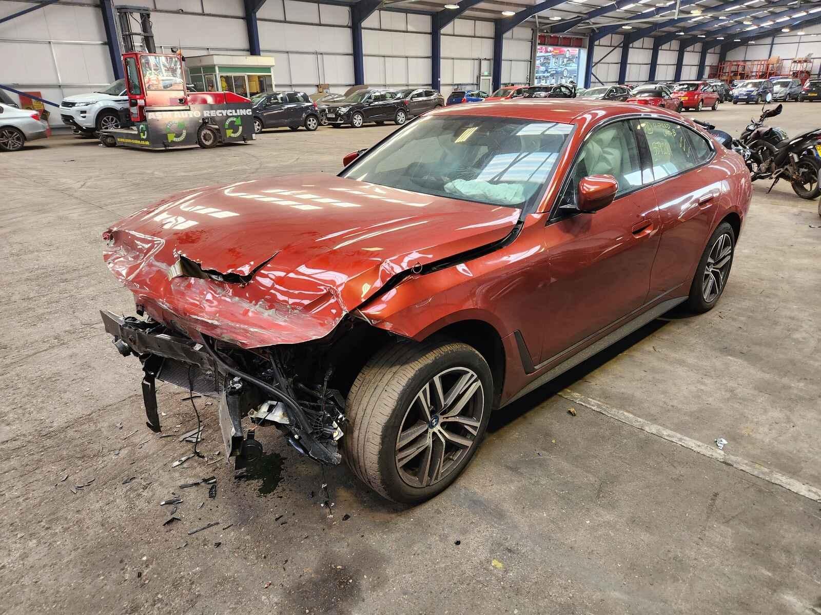 Bmw I4 2023 4 Door Coupe Breaking View Auto part Bmw I4 2023 4 Door Coupe Breaking