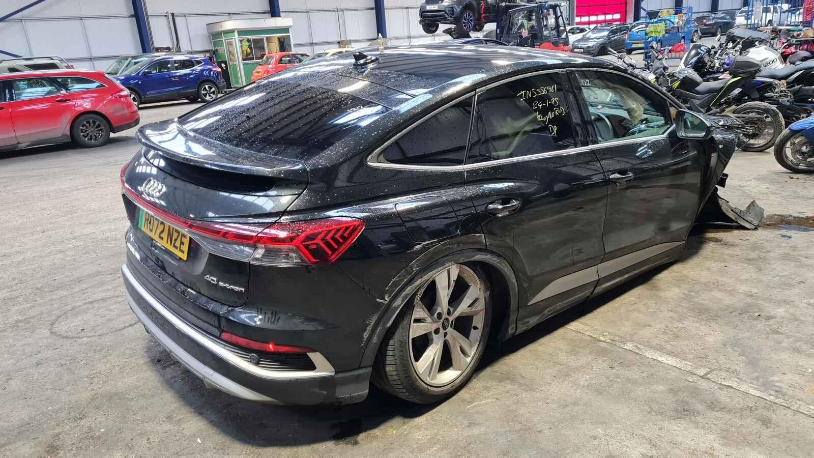 Audi Q4 E-tron 2022 5 Door Hatchback Breaking View Auto part Audi Q4 E-tron 2022 5 Door Hatchback Breaking