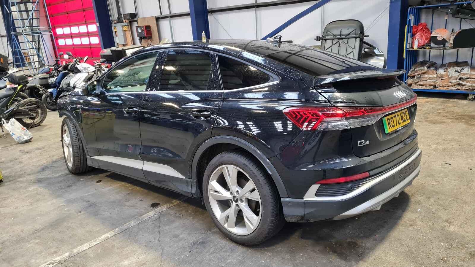 Audi Q4 E-tron 2022 5 Door Hatchback Breaking View Auto part Audi Q4 E-tron 2022 5 Door Hatchback Breaking