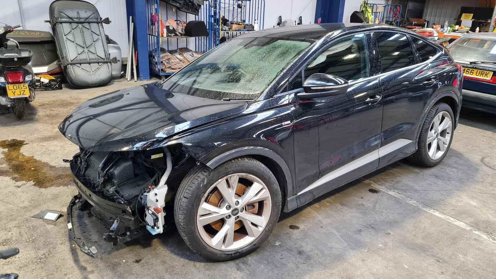 Audi Q4 E-tron 2022 5 Door Hatchback Breaking View Auto part Audi Q4 E-tron 2022 5 Door Hatchback Breaking