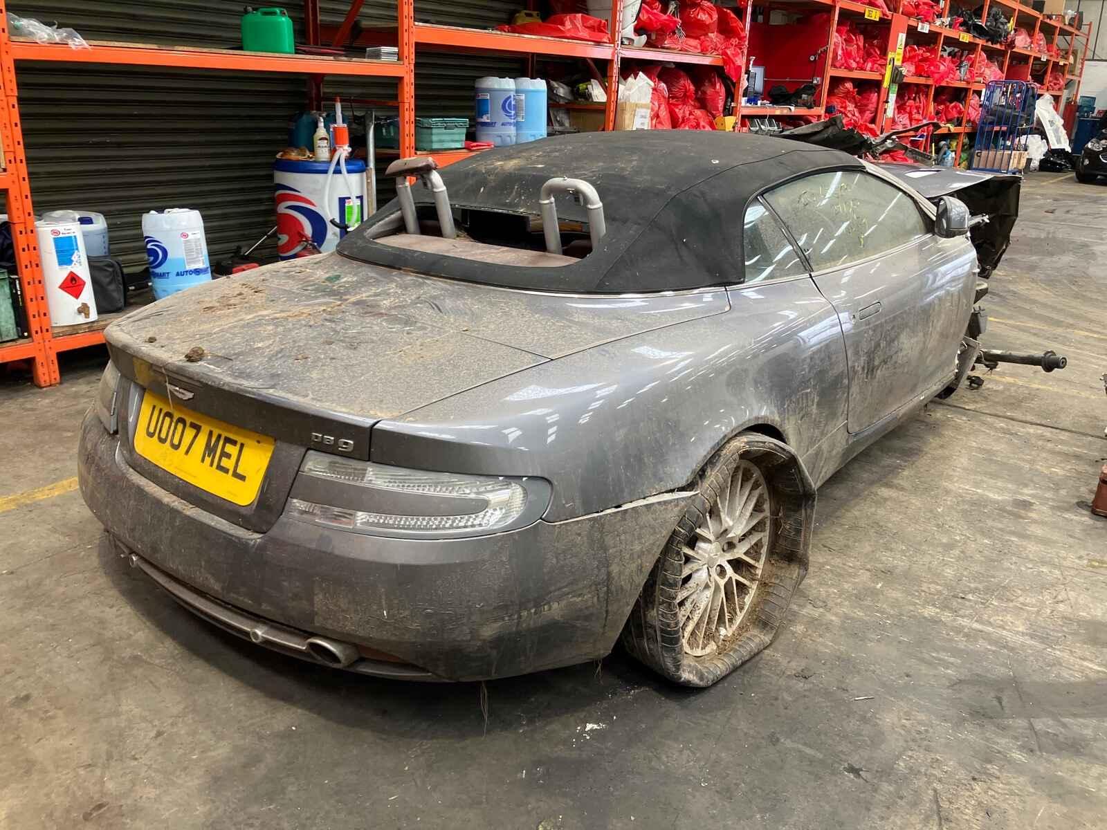 Aston Martin Db9 2010 2 Door Convertible Breaking View Auto part Aston Martin Db9 2010 2 Door Convertible Breaking