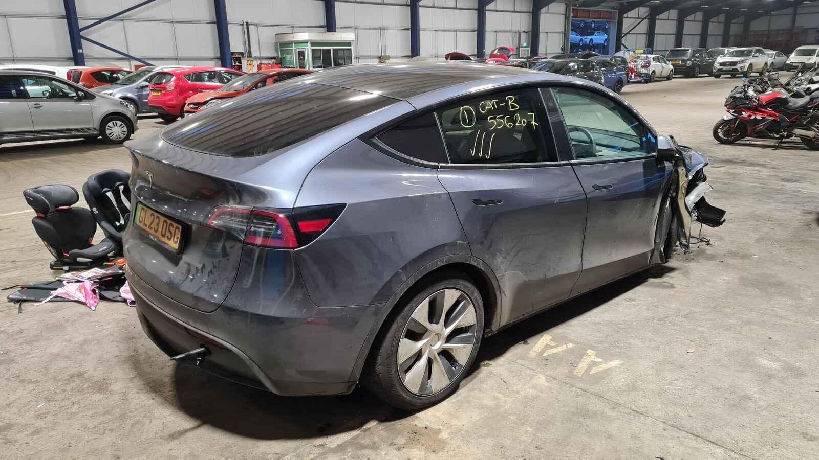 Tesla Model Y 2023 5 Door Mpv Breaking View Auto part Tesla Model Y 2023 5 Door Mpv Breaking