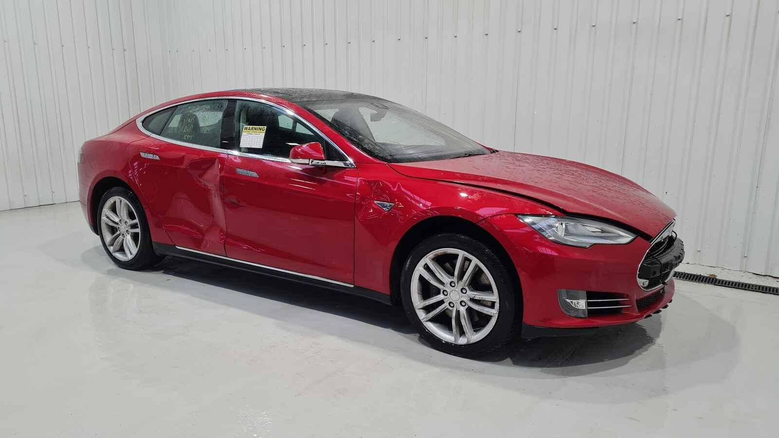 Tesla Model S 2015 5 Door Hatchback Breaking View Auto part Tesla Model S 2015 5 Door Hatchback Breaking