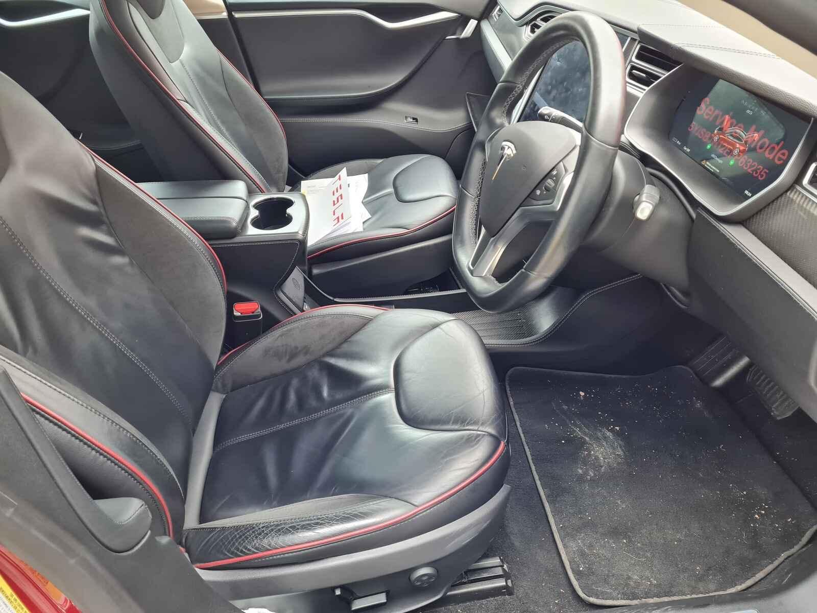 Tesla Model S 2015 5 Door Hatchback Breaking View Auto part Tesla Model S 2015 5 Door Hatchback Breaking