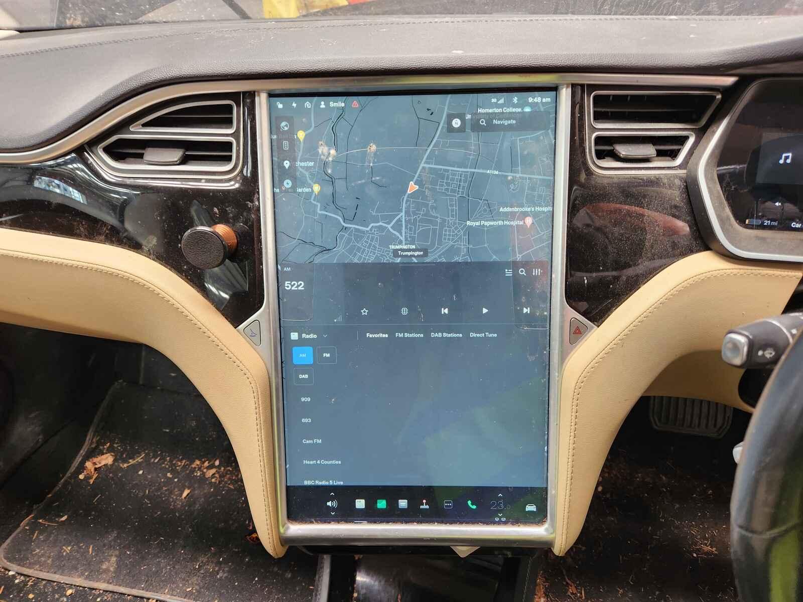 Tesla Model S 2015 5 Door Hatchback Breaking View Auto part Tesla Model S 2015 5 Door Hatchback Breaking